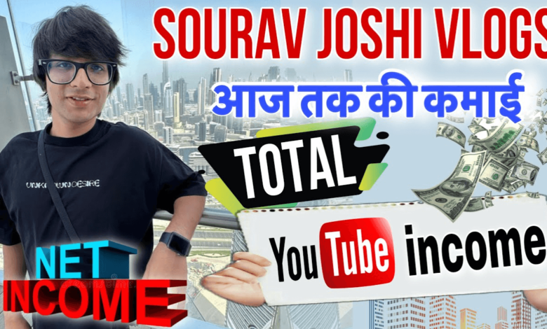 Sourav Joshi Vlogs Income